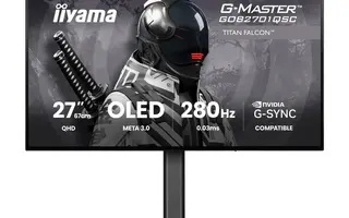 iiyama frappe fort pour son premier OLED : QHD 280 Hz et un prix qui tombe jusqu'à 299 £