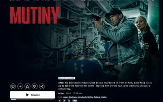 Prime Video a laissé les 95 minutes de Mutiny accessibles avant sa sortie américaine