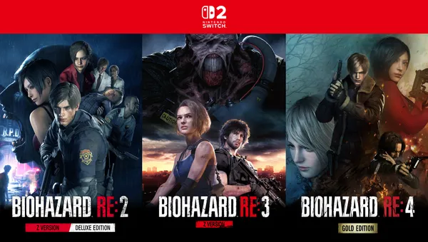 Resident Evil 2, 3 et 4 sur Switch 2 : le RE Engine à l'épreuve du jeu portable